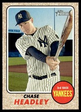 2017 Topps Heritage Chase Headley New York Yankees #280