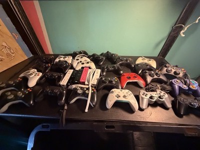 Lot Of 33 Assorted Video Game Controllers -  Cosmetic Wear