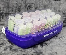 Conair Easy Start HS15 Hairsetter Hot Rollers Curlers Clips Tested And Works
