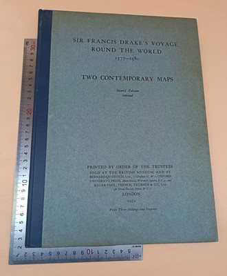 Sir Francis Drake's Voyage Round The World 1577-1580 Two Contemporary Maps 1931