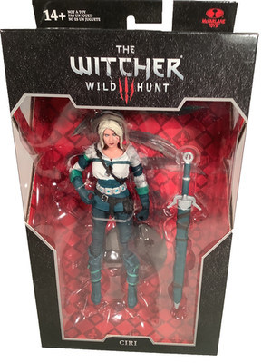The Witcher McFarlane Toys Gaming Wild Hunt Ciri (Elder Blood) 7'' Action Fig NIP