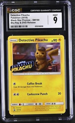 Detective Pikachu graded CGC 9 for sale on eBay