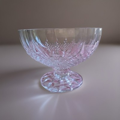 Cristal D arques Longchamp Footed Center Piece Fruit Bowl Set of 4