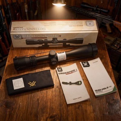 Vortex CROSSFIRE II 4-12X44 Dead-Hold BDC (MOA) SFP Reticle CF2-31015 NEW