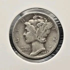 1942-D Mercury Dime 90% Silver US Mint Denver