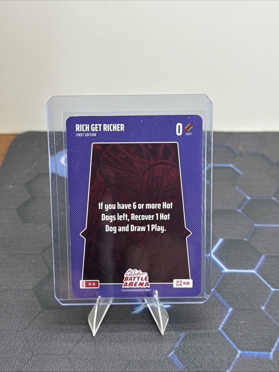 2026 Bo Jackson Battle Arena Rich Get Richer SSP Play Card PL-16