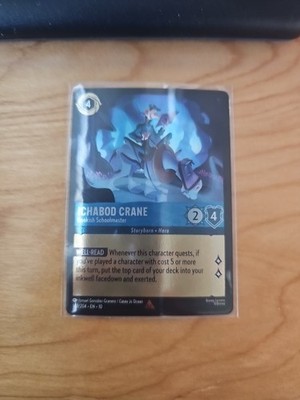Ichabod Crane - Scared Out of His Mind 152/204 Whispers in the Well Cold Foil
