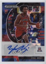 2020 Panini Prizm Draft Picks Prospect Blue Ice 27/75 Zeke Nnaji #PA-ZN Auto uk2