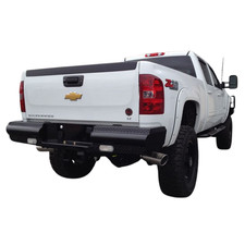 Fab Fours Steel Ranch Rear Bumper Fits 2007-2010 Gmc Sierra 2500hd 3500hd