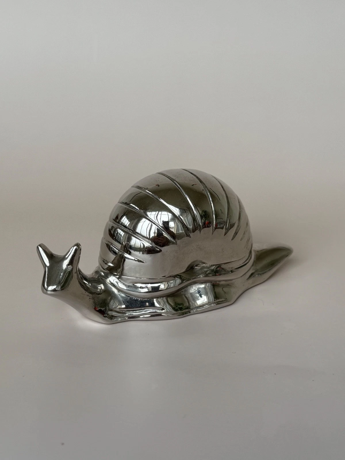 Video MCM Silver Plated Snail Butter Dish With Glass Plate