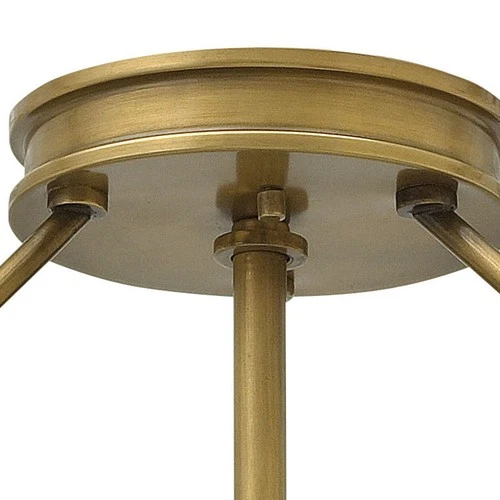 Hinkley Lighting 3382 Collier 4 Light 22"W Semi-Flush Bowl - Brass - Picture 6 of 10