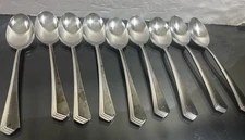 Set Of 9 Yamazaki Patrick Ramona 7" Dinner Spoons Japan