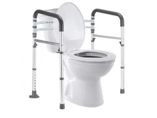 Toilet Safety Rails, Adjustable Toilet Frame for Elderly, Seniors, Handicap &...