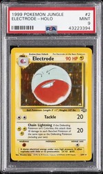 Electrode 2/64 Holo Rare Jungle Unlimited Pokemon TCG