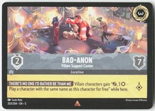 Bad Anon Villain Support Center 203/204 Shimmering Skies Disney Lorcana
