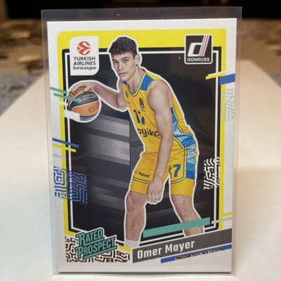 2023-24 Panini Donruss EuroLeague - #157 Omer Mayer Rated Prospect Maccabi