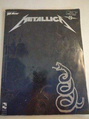 Metallica The Black Album Guitar Tablature Authorized Music Guitar Tab Book