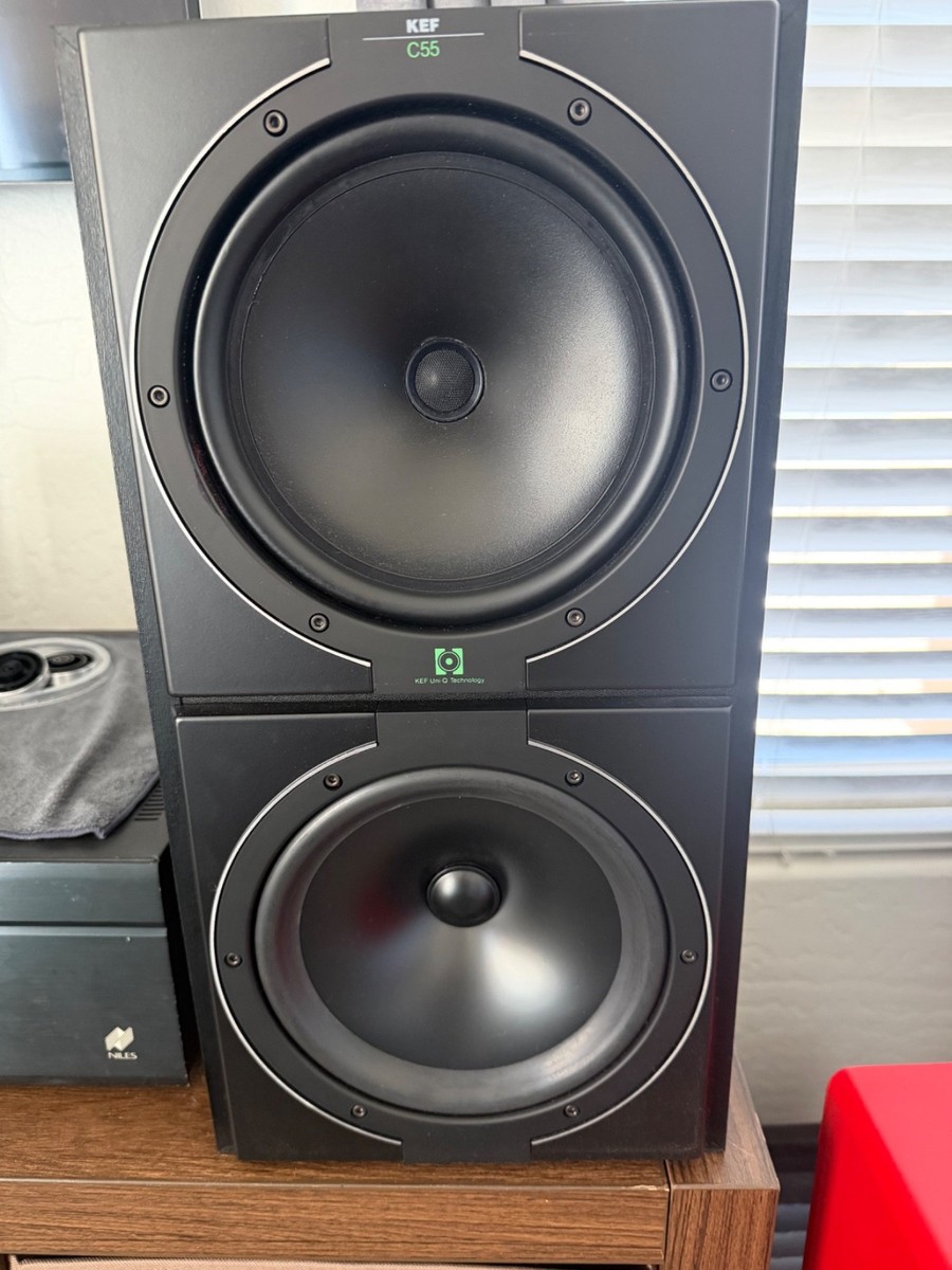 KEF C55 Speakers Tested in Excellent Condition | eBay