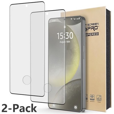 2Packs Case Friendly For Samsung Galaxy S24 Plus Tempered Glass Screen Protector