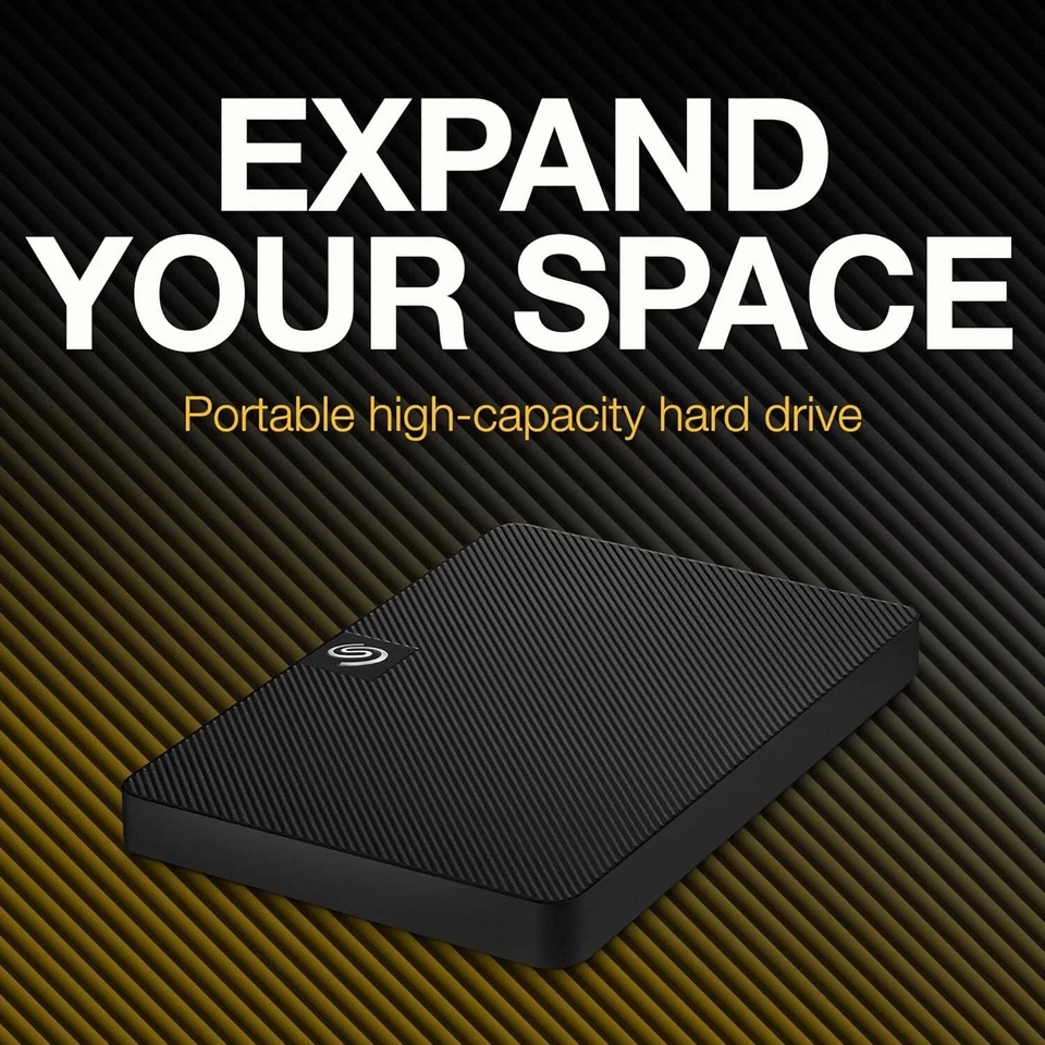 Seagate Expansion Portable External HDD 1TB-5TB USB 3.0 PC Mac Hard Drive - Image 3 of 4
