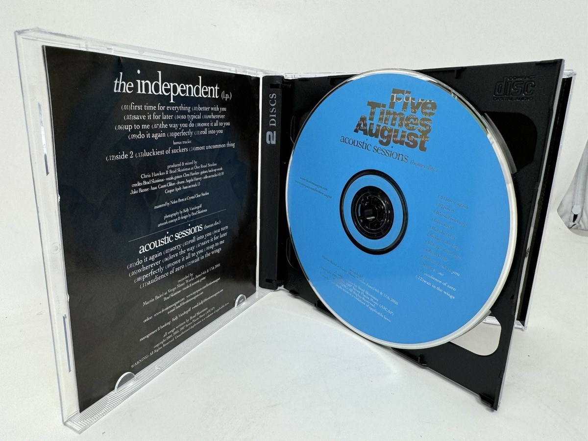 Independent by Five Times August SIGNED (CD, 2007) 733792755628| eBay