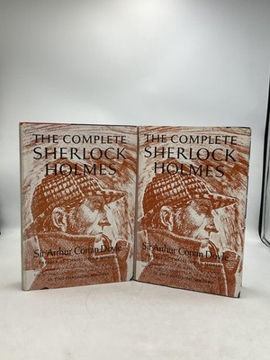 set 1 & 2 The Complete Sherlock Holmes Arthur Conan Doyle Doubleday Hardcover