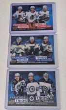 2020-21 UD Tim Hortons Franchise Trio  *3 Lot*  Kane Binnington Hellebuyck