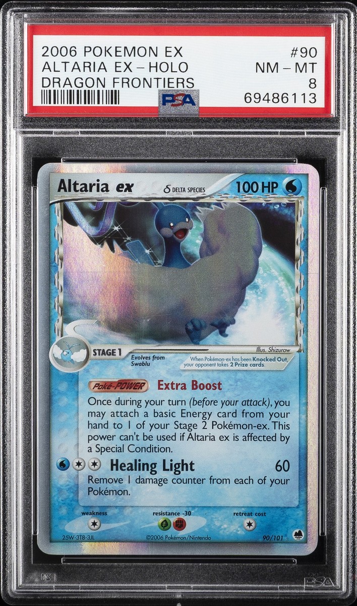 2006 POKEMON EX DRAGON FRONTIERS #90 ALTARIA EX-HOLO PSA 8 | eBay