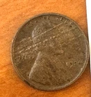 1926 Lincoln Head Copper Penny  Woody Grain Lamination Mint Errors both sides