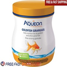 Nutritious Fish Food Granules Goldfish Koi All Life Stages Waste Reducer New