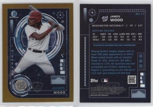 2024 Bowman Bowman AI Gold Refractor /50 James Wood #BAI-17