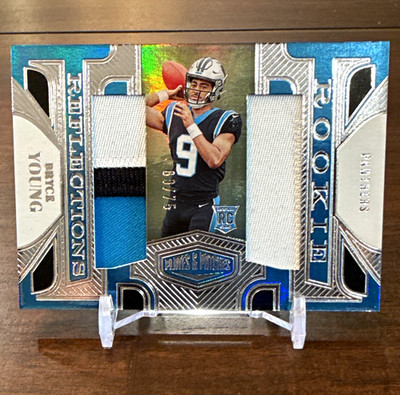 Panini 2023 Plates & Patches Bryce Young Rookie Reflections MEM RR-1 /75