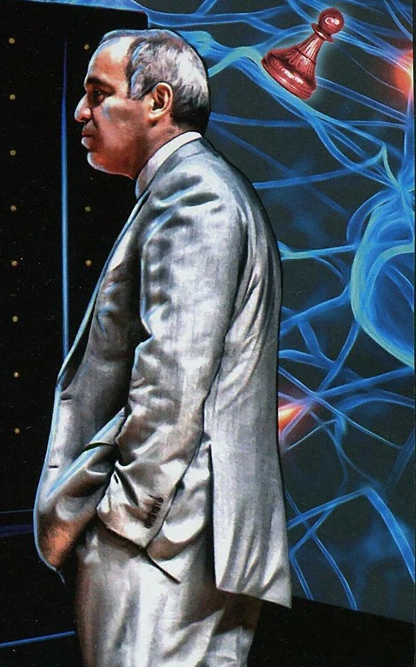 Chess Stamp Garry Kasparov Deep Blue Historical Match S/S MNH #2858 / Bl.386 - Image 3 of 4