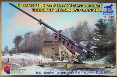 Bronco - Boden-Boden-Rakete Rheinbote RhZ 61/9 auf Abschusslafette - 1:35 - CB35