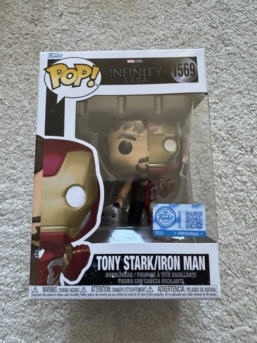 Funko Pop! Tony Stark/Iron Man #1569 W/Protector