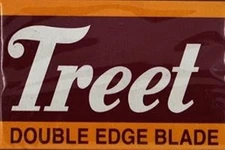 100 Treet Carbon Steel"The Black Beauty" Double Edge Safety Razor Blades 