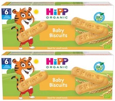 2 HIPP ORGANIC BABY BISCUITS Snacks Cookies From 6 Months 180g 6.3oz