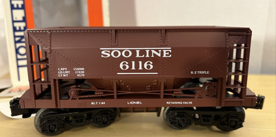 Lionel 6-6116 SOO LINE Iron Ore Car New In Original Box