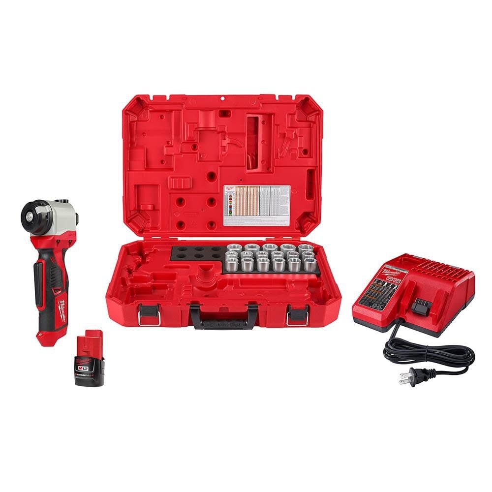 Milwaukee 2435CU-21S M12 12V Lithium-Ion Cordless Cable Stripper Kit for Cu