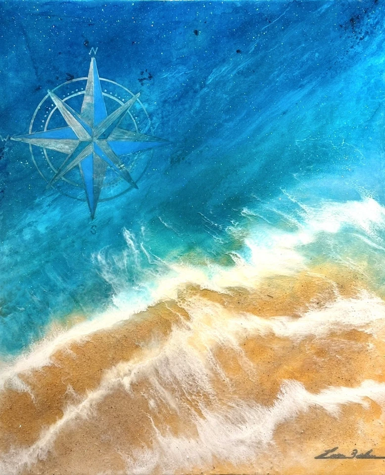 Nuevo lienzo grande original contemporáneo moderno abstracto bellas artes firmado Foto 3 de 4