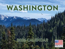 Washington State Calendar 2026 Monthly Wall Calender 12 Month