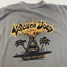 Vintage Crazy Shirts Volcano Joe's Burn & Gril Hawaii T-Shirt XL Crater Dyed Y2K