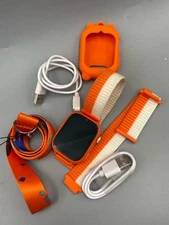 OKYUK 4G Smartwatch  (Orange) (No sim card)