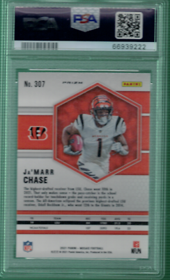 2021 Mosaic Ja'Marr Chase Reactive Blue #307 PSA 10 | eBay