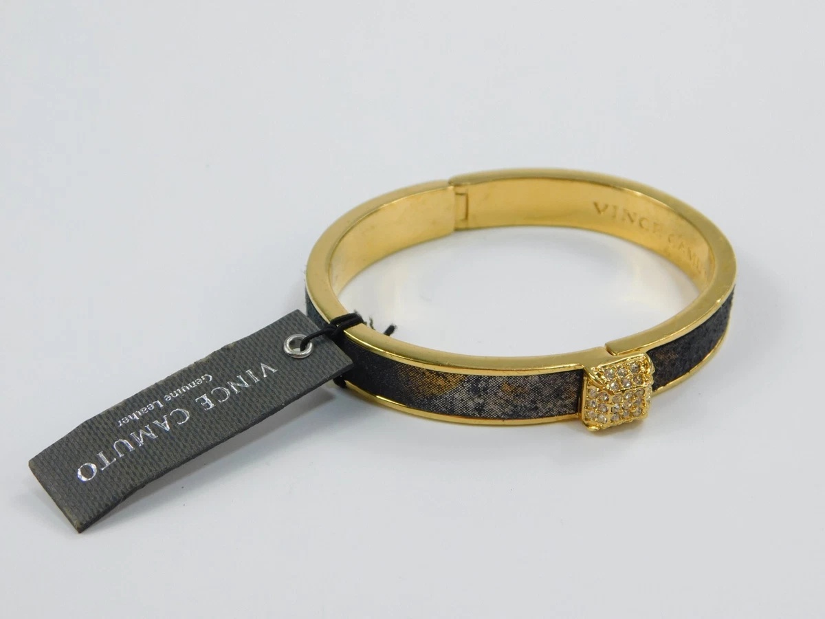 Vince Camuto Gold Studded Tortoiseshell Bangle Vince Camuto Gold 10k Fashion Bracelets for sale | eBay main image 4