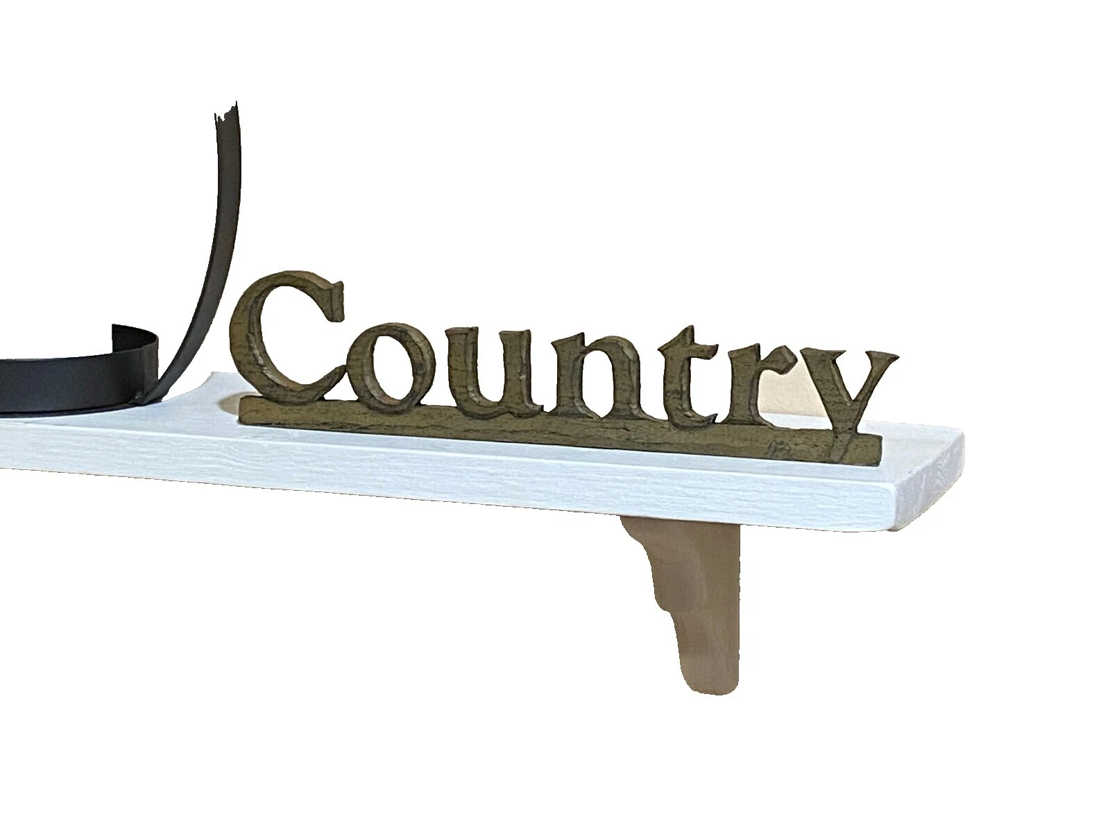 Letters Brown Country Home Décor Plaques & Signs