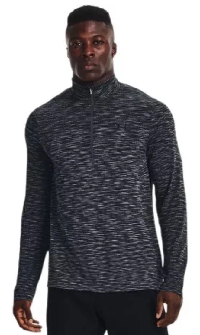 Under Armour Men's UA Seamless 1/2 Zip Long Sleeve Top Shirt 1359875 $55