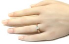 GIA 14k white rose gold .61ct I1 D round diamond solitaire engagement ring 4.3g — photo 9