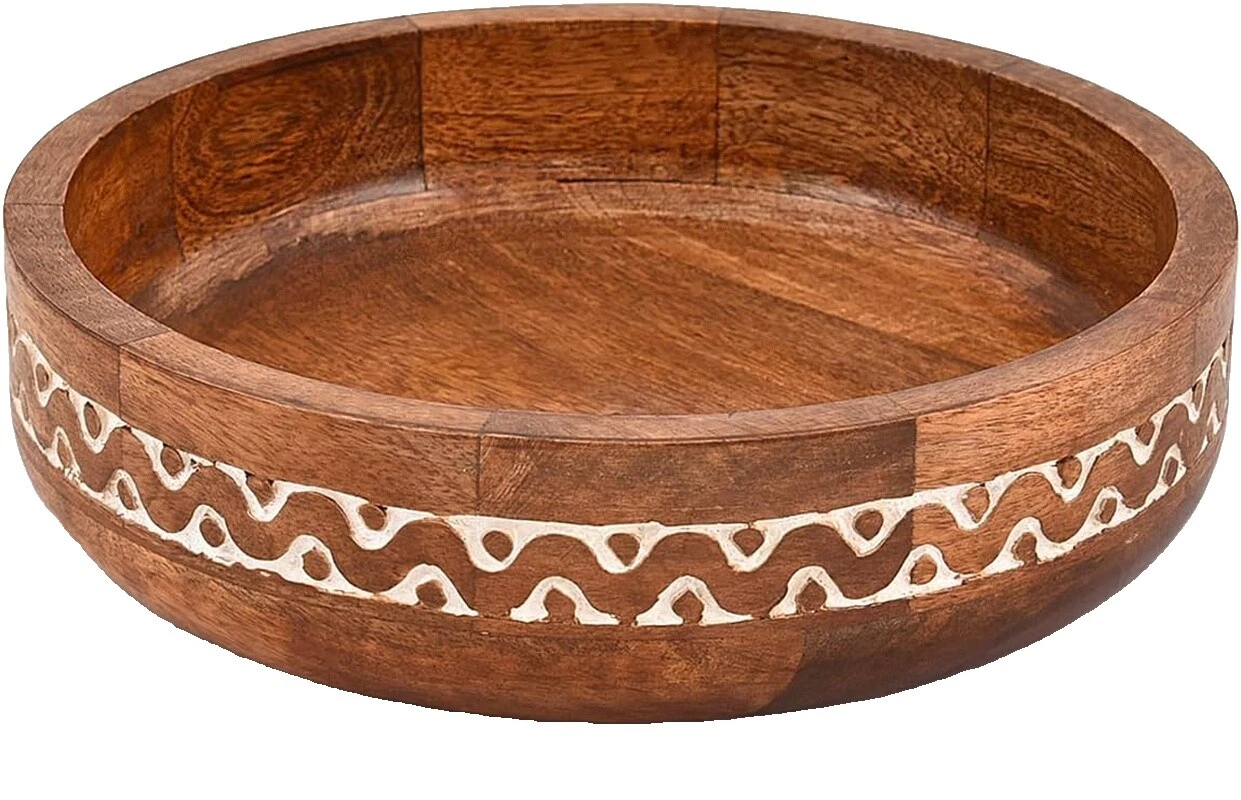 Wooden Rustic/Primitive Decorative Plates & Bowls