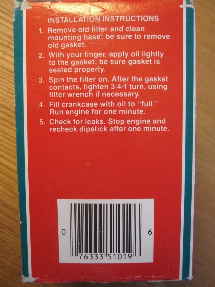 Vintage Auto Oil Filter KMart K-29 Impoted Car Datsun B210 1974-82 - Image 4 of 4